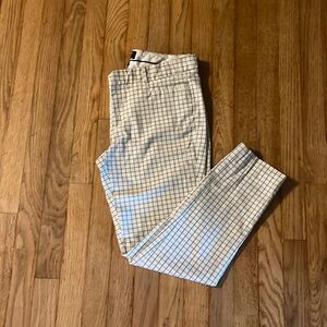 Banana Republic factory plaid Sloan size 6 pants